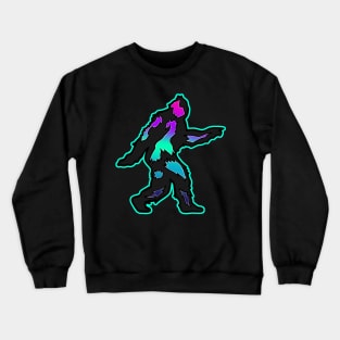 colorful sasquatch Crewneck Sweatshirt